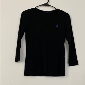 Ralph Lauren Black Crew Neck Sweater